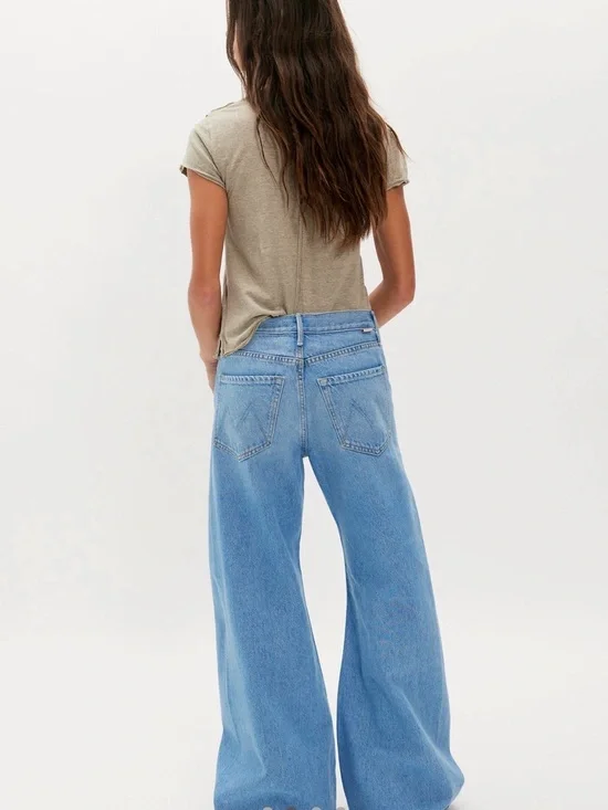 MOTHER The Lasso Wide Leg Jeans Munchies NWT/NIB *28* - Picture 2 of 9